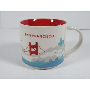 Starbucks 2017‎ You Are Here San Francisco 14 oz. Mug Golden Gate Bridge
